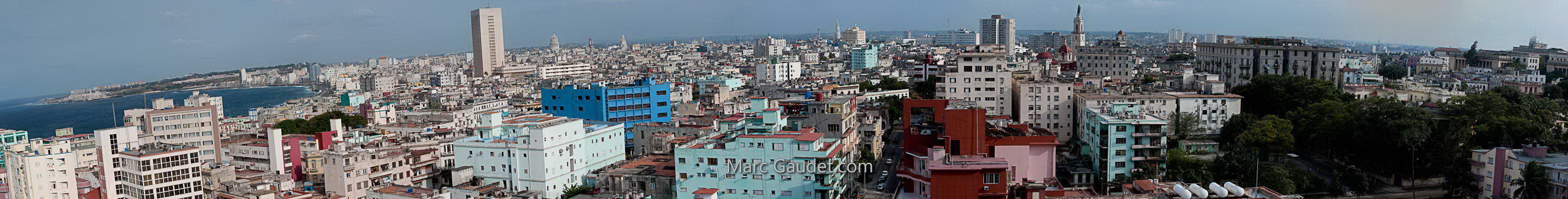 Havana Panoramic View by Marc Gaudet